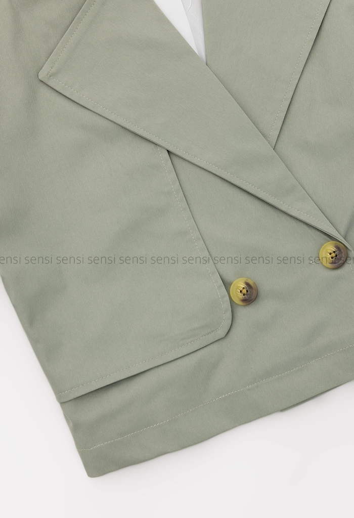 ترنچ کت کتان زارا آستر دار@کد1004696